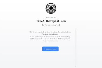 Free AI Therapist preview